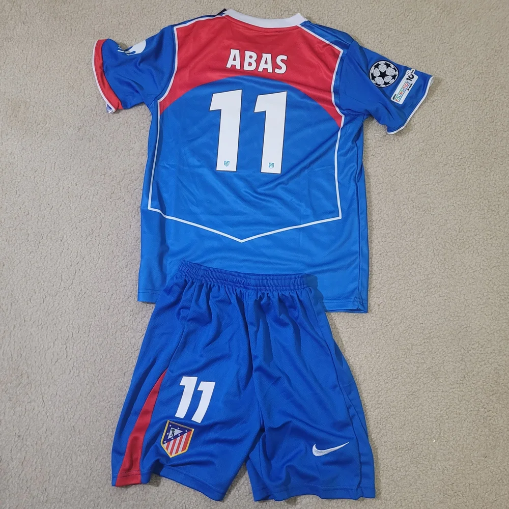 Nike Atletico Madrid 2025/26 Abas #11 Stadium  Soccer Jersey Set Men Size 26 - Picture 3 of 4